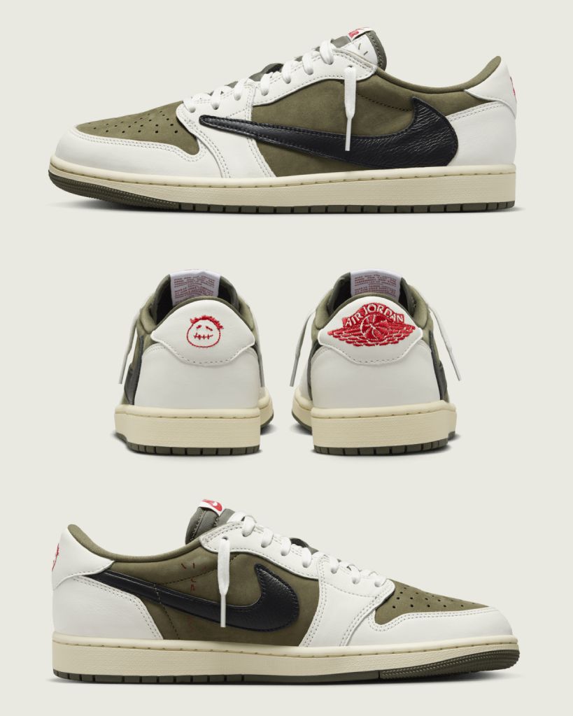 Jordan 1 Retro Low Travis Scott Medium Olive